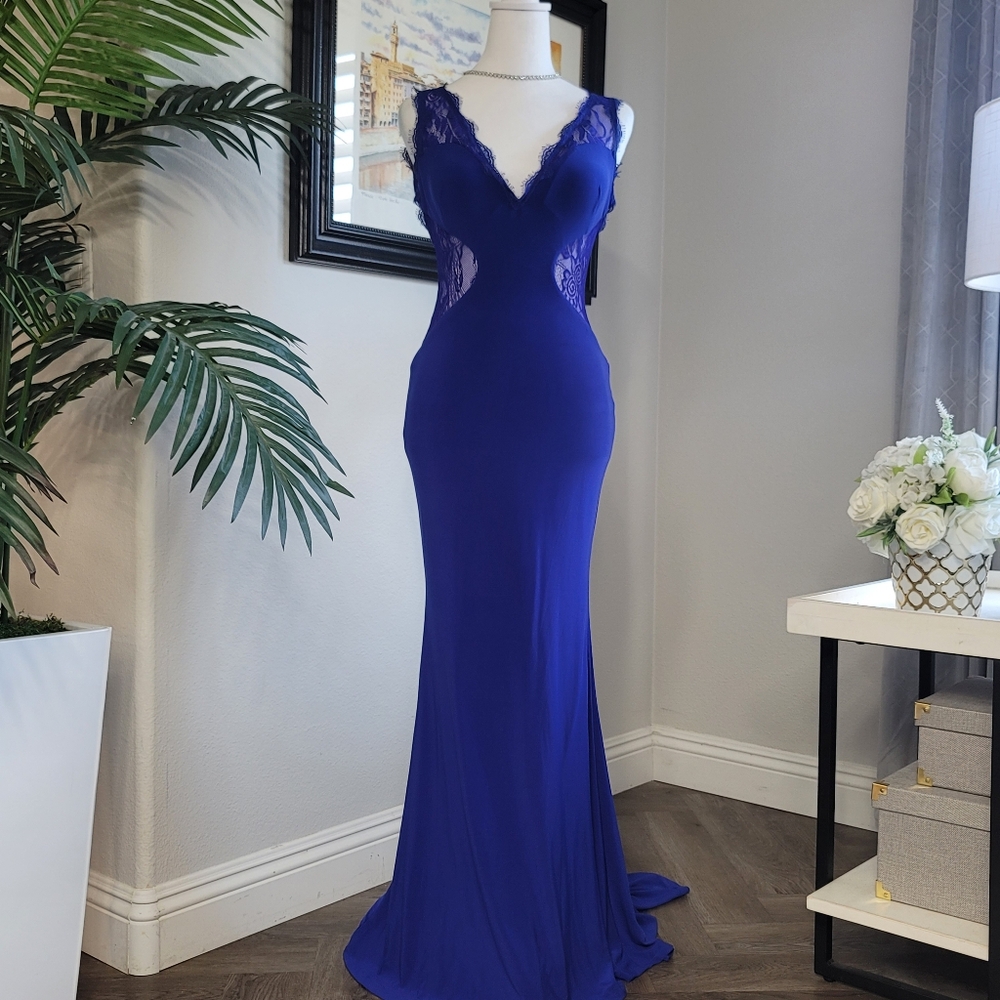 Lace Mermaid Evening Gown